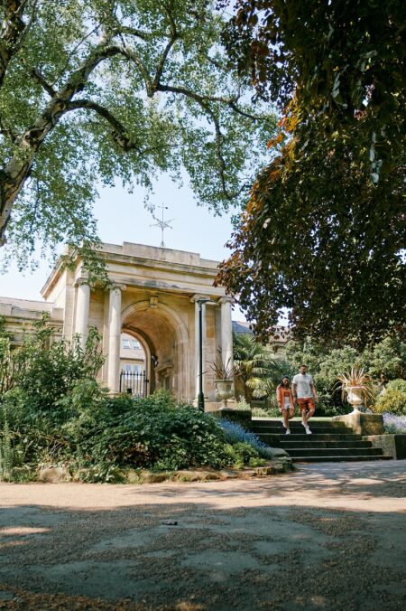 Entering through the top gateway at Sheffield Botanical Gardens please credit Marketing Sheffield